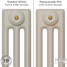 CI-SH-CREAM-019 - Shelbourne Cream 3 Column Victorian Cast Iron Radiator H450mm x W692mm CI-SH-CREAM-019 - Shelbourne Cream 3 Column Victorian Cast Iron Radiator H450mm x W692mm